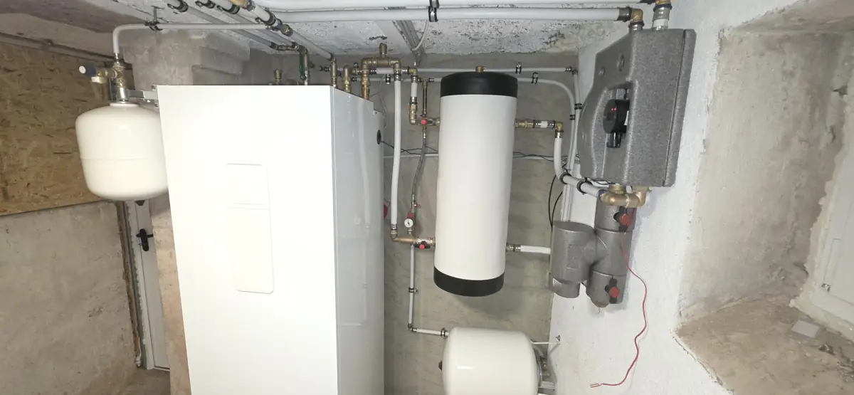 Heat pump and underfloor heating, photo 2